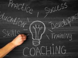 dibujo representando coaching life